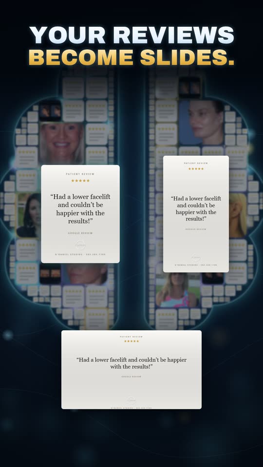 Reviews set as slides