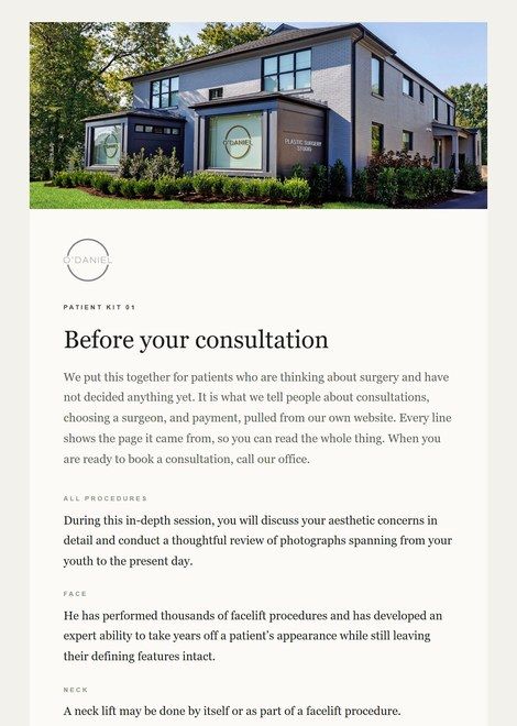 Consultation email
