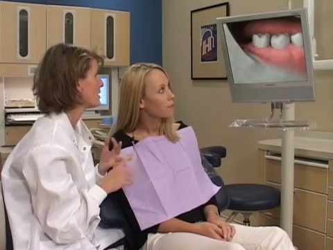 Frame from the old site's wisdom teeth video